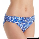Lauren by Ralph Lauren Womens Playa Floral Classic Shirred Banded Hipster Bottom Blue B078S5N7JC